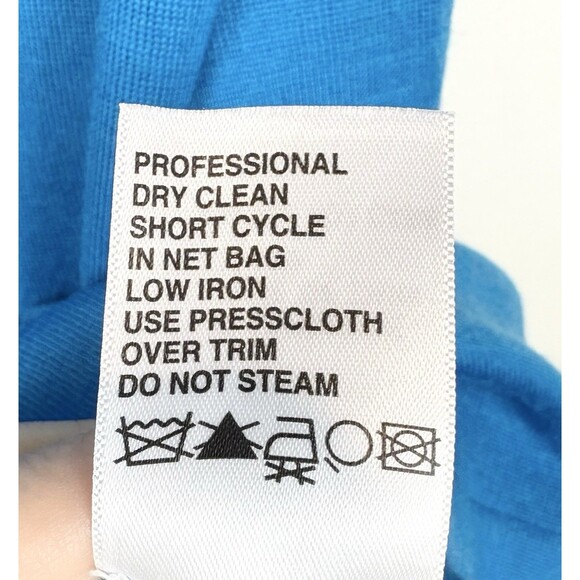 Women's Carlisle Collection 100% Cashmere Sleeveless Blouse Teal Luxury Size XL - Picture 6 of 6